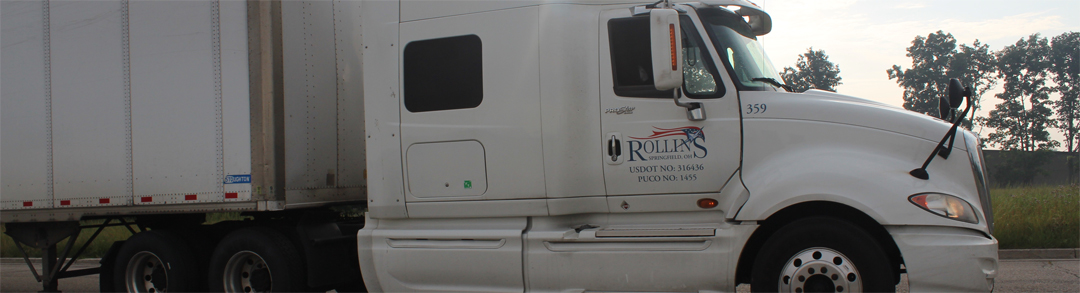 Rollins Trucking Home Page Banner